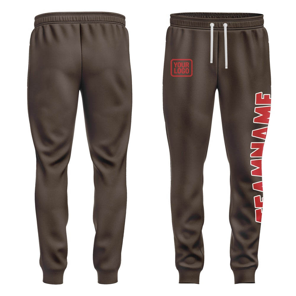 Custom Brown Red Pants