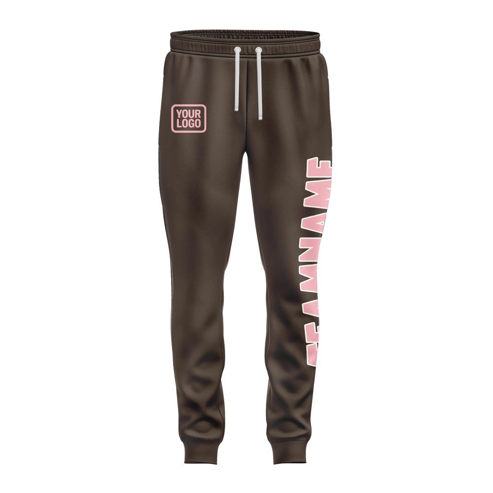 Custom Brown Light Pink Pants