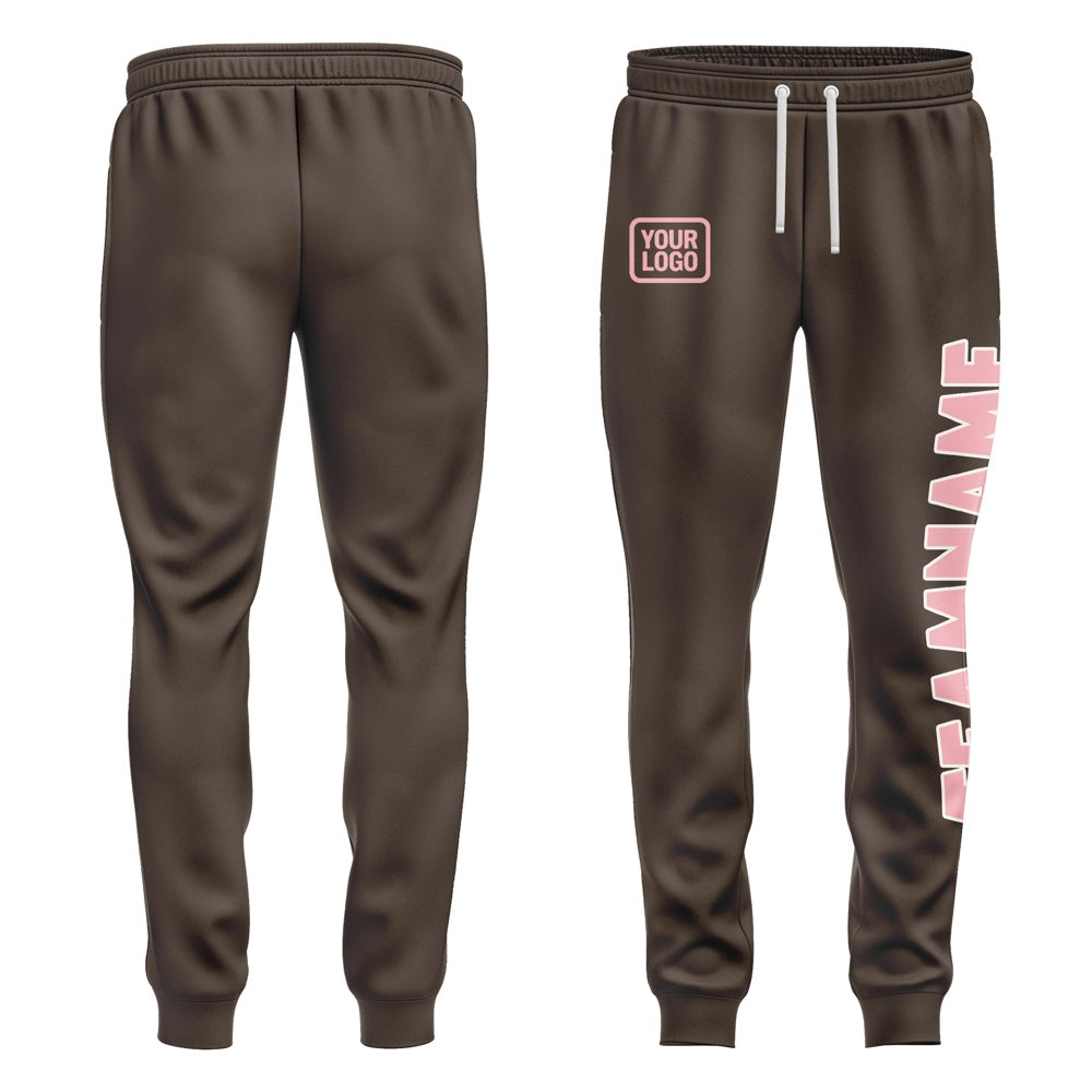 Custom Brown Light Pink Pants