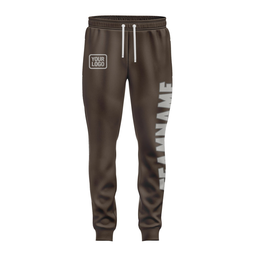 Custom Brown Gray Pants