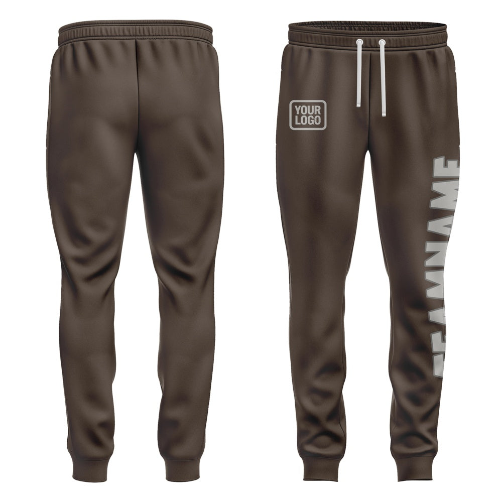 Custom Brown Gray Pants
