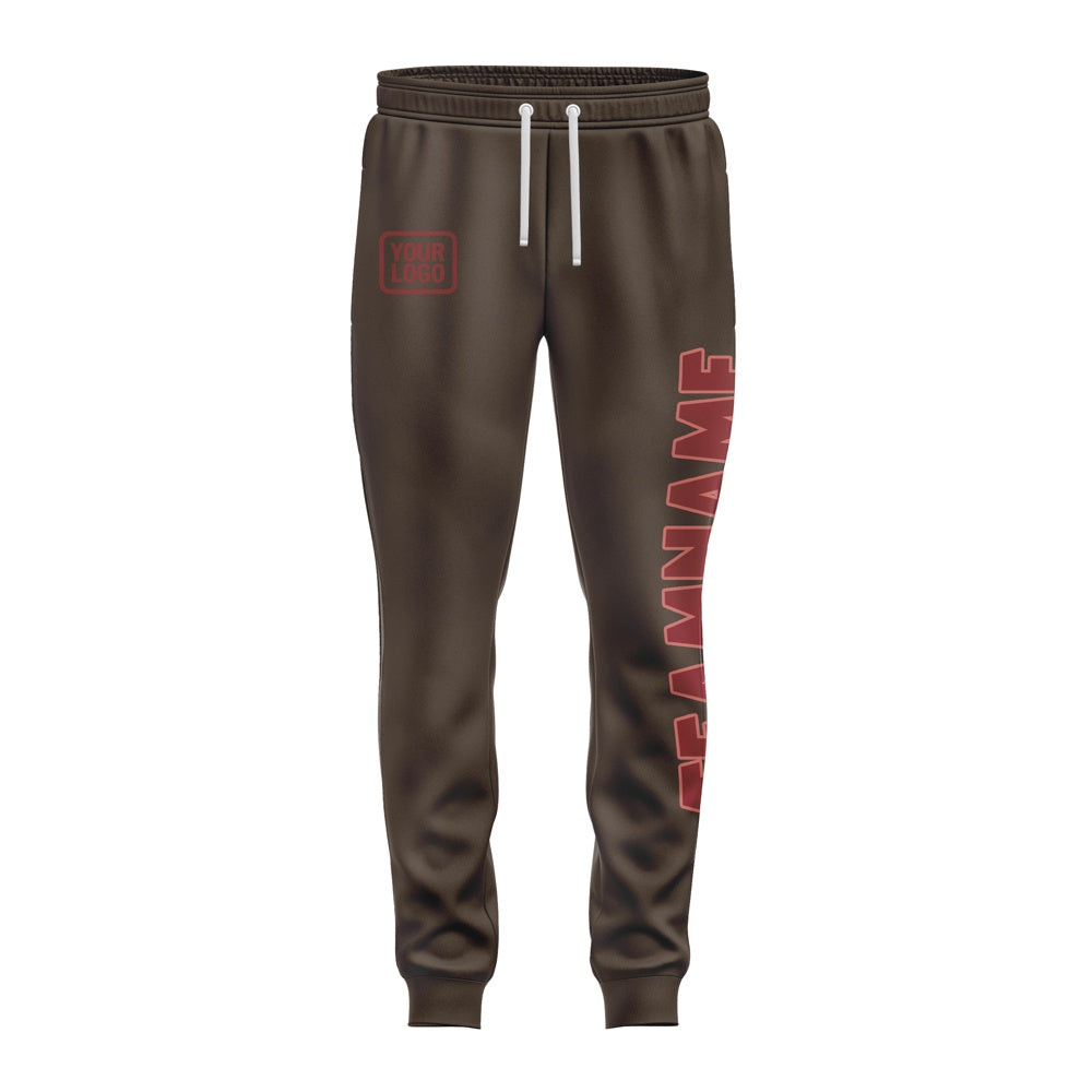 Custom Brown Crimson Red Pants
