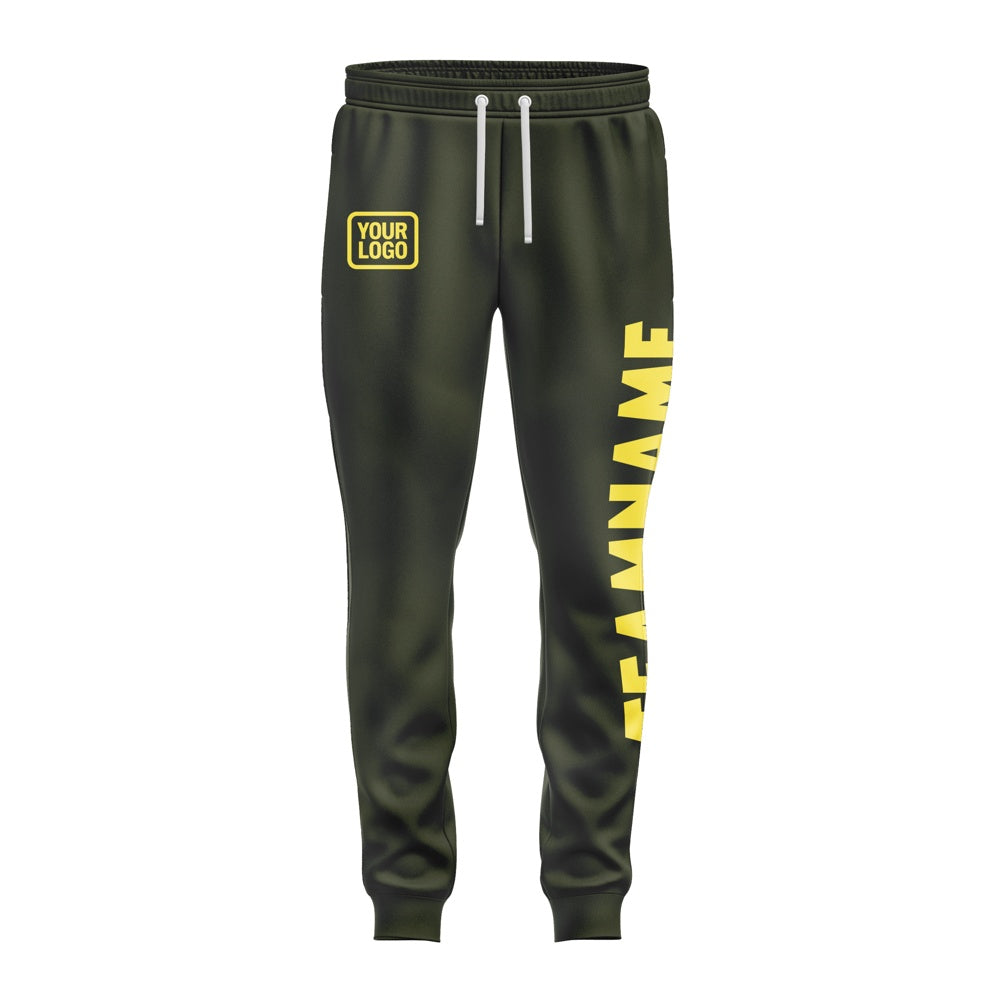 Custom Olive Light Yellow Pants