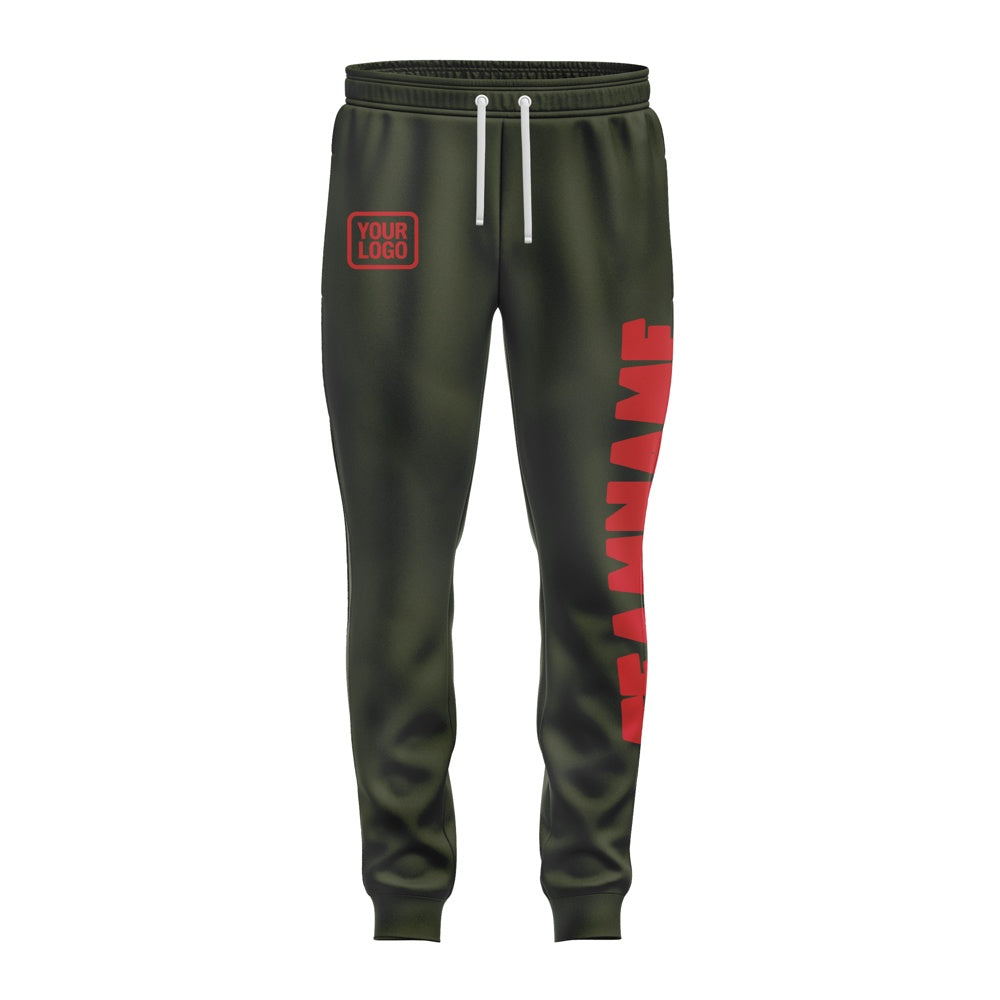 Custom Olive Red Pants