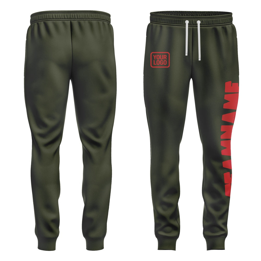 Custom Olive Red Pants