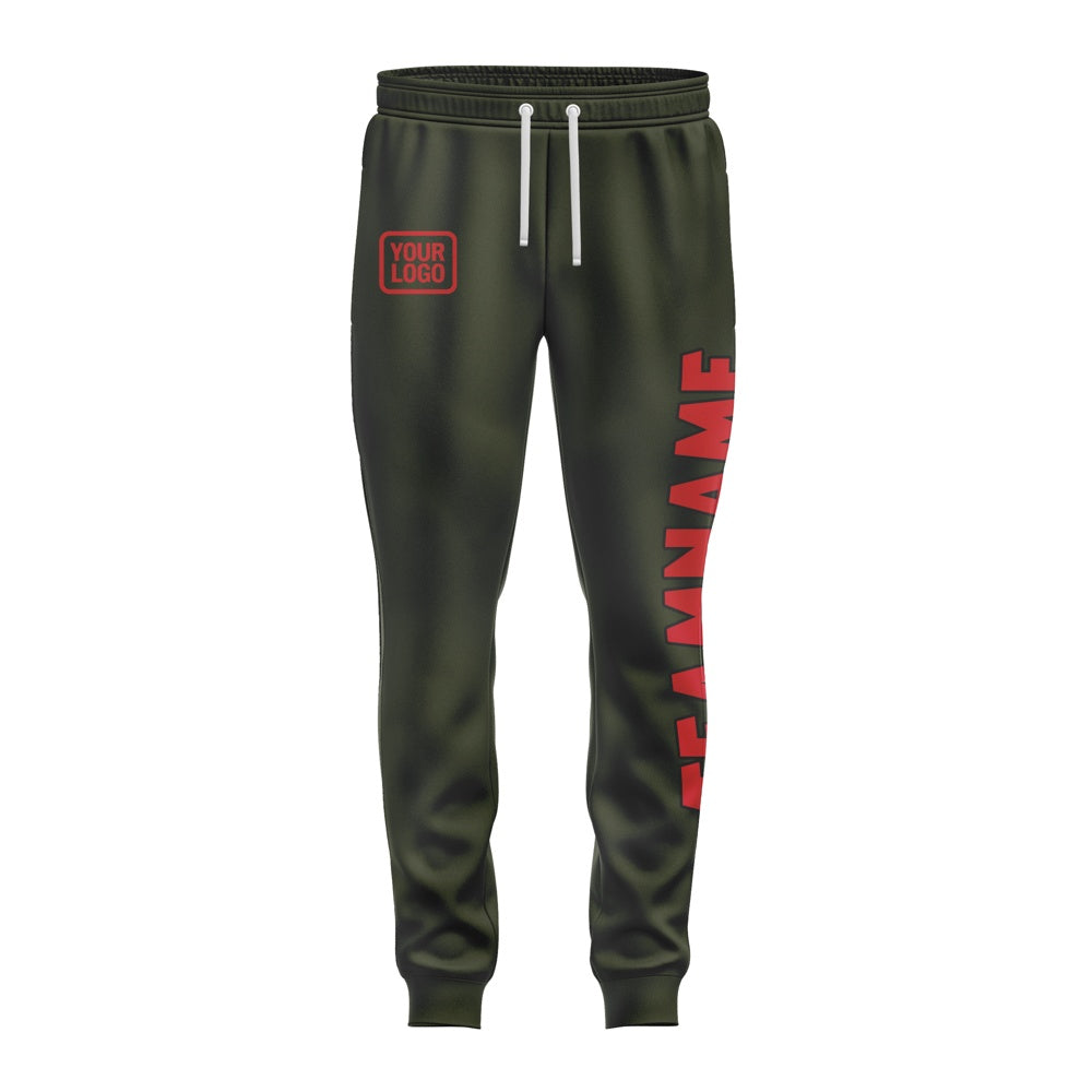 Custom Olive Red Pants