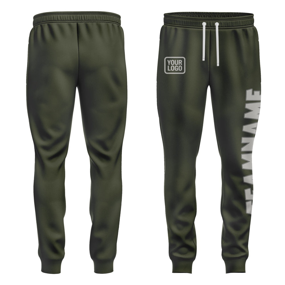 Custom Olive Gray Pants