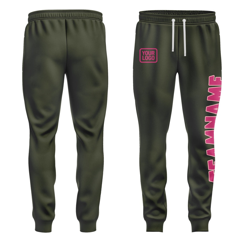 Custom Olive Pink Pants