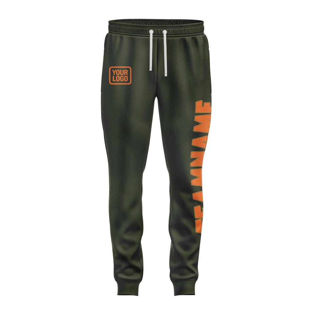 Custom Olive Orange Pants
