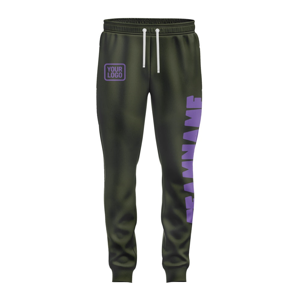 Custom Olive Light Purple Pants
