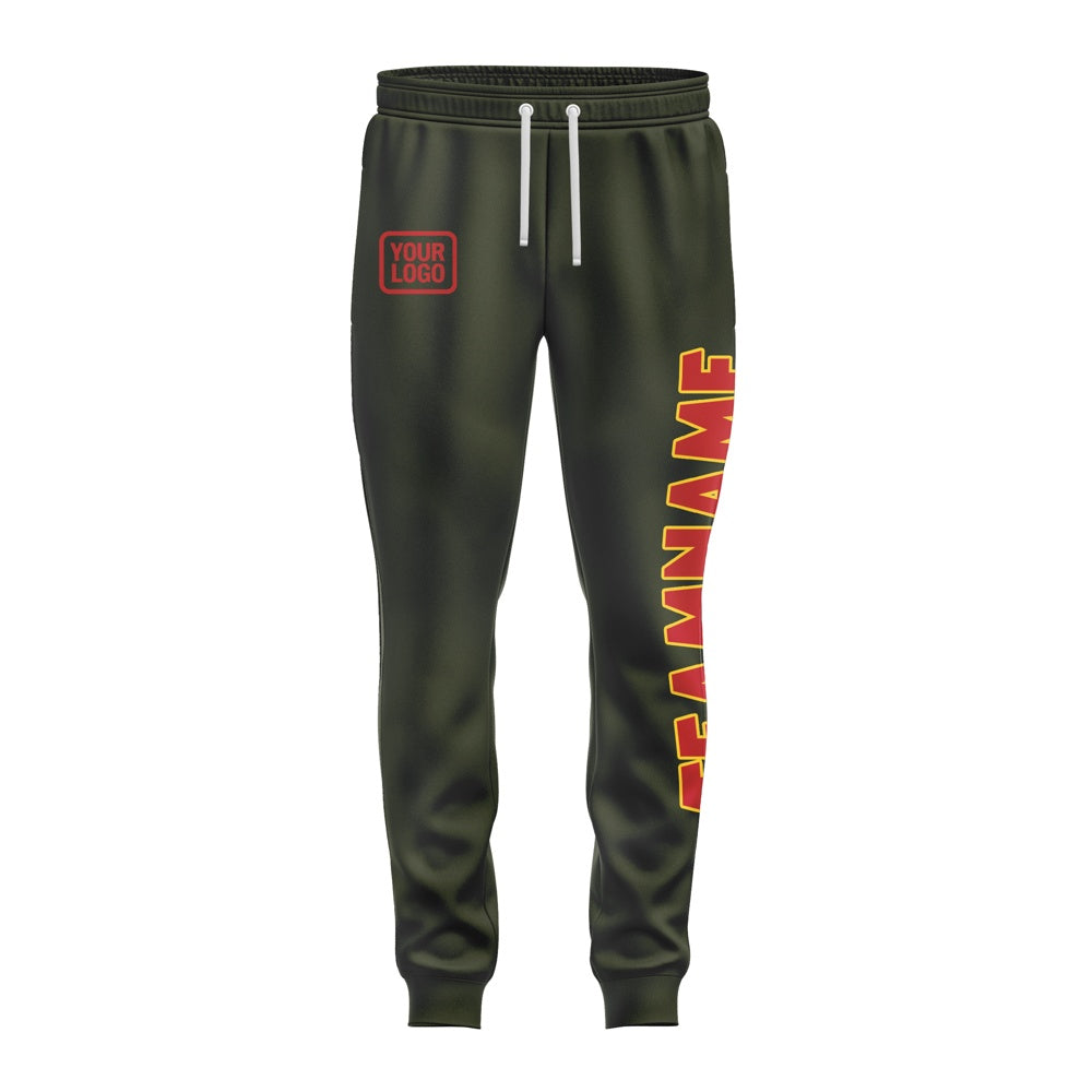 Custom Olive Red Pants