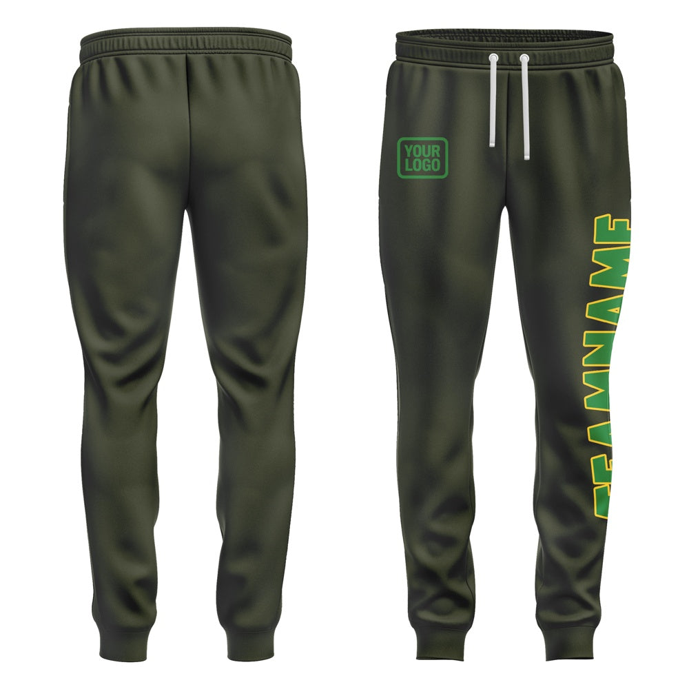 Custom Olive Emerald Green Pants