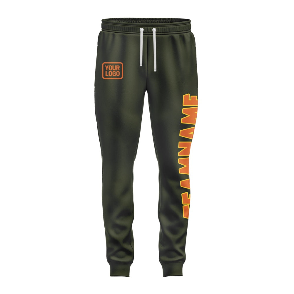 Custom Olive Orange Pants