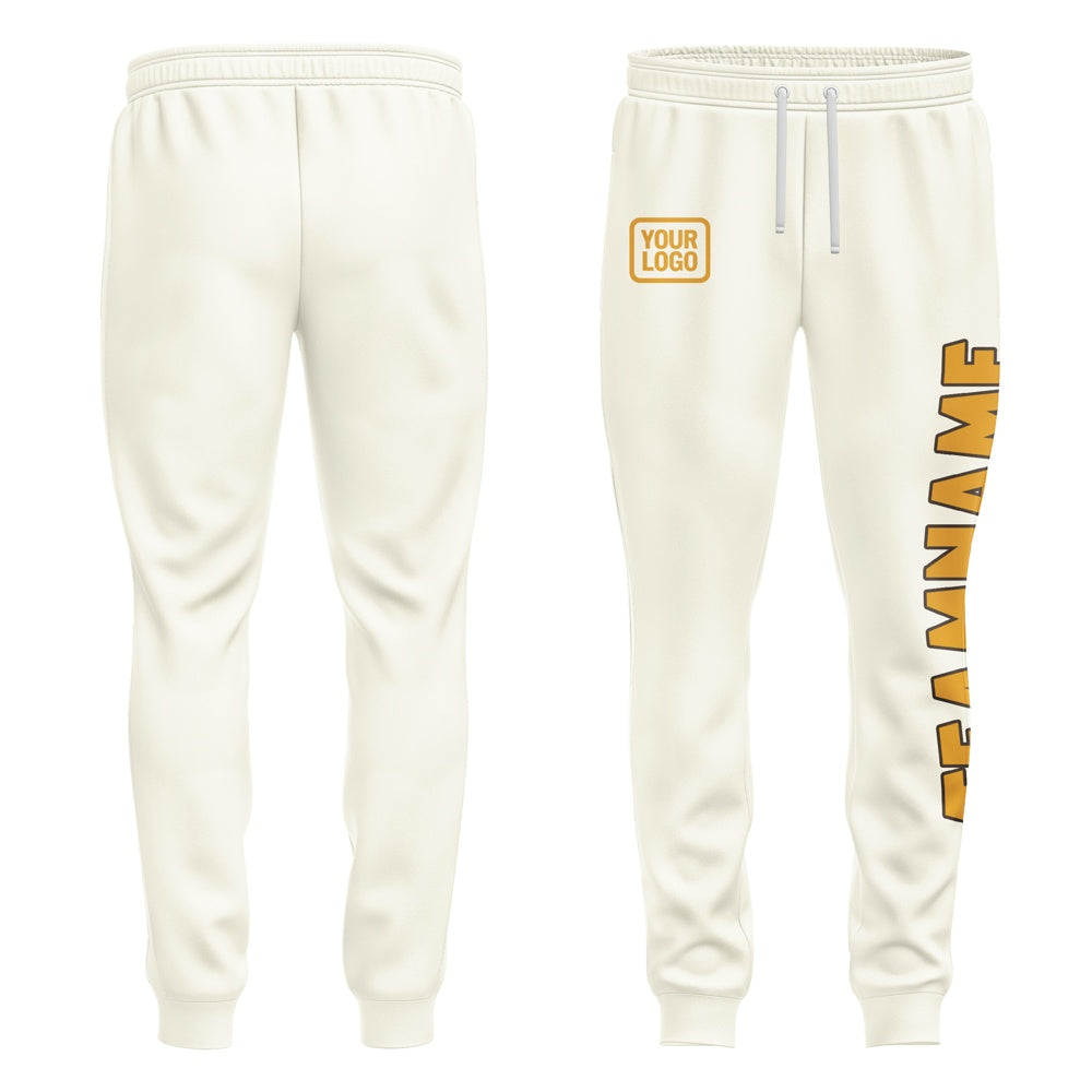 Custom Cream Yellow Pants