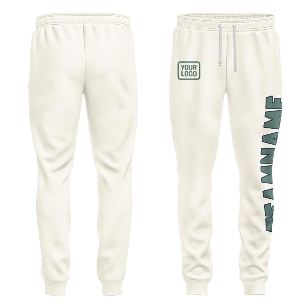 Custom Cream Blue Green Pants