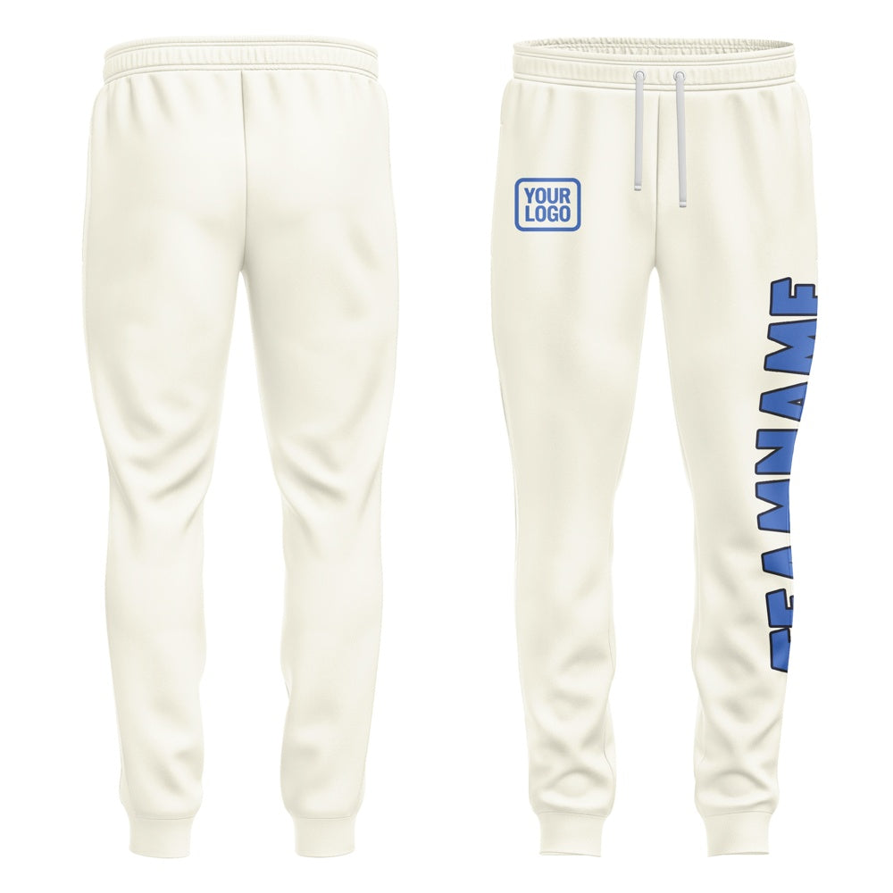 Custom Cream Sky Blue Pants