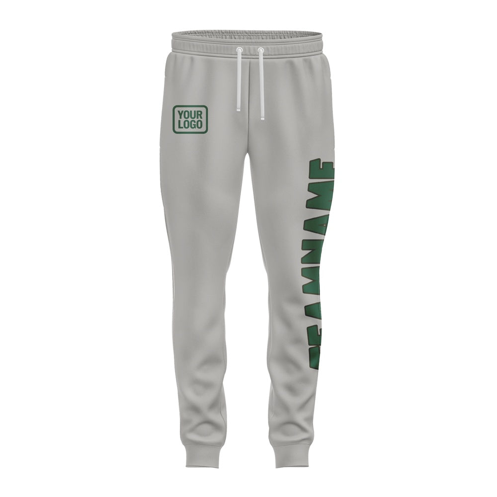 Custom Gray Green Pants