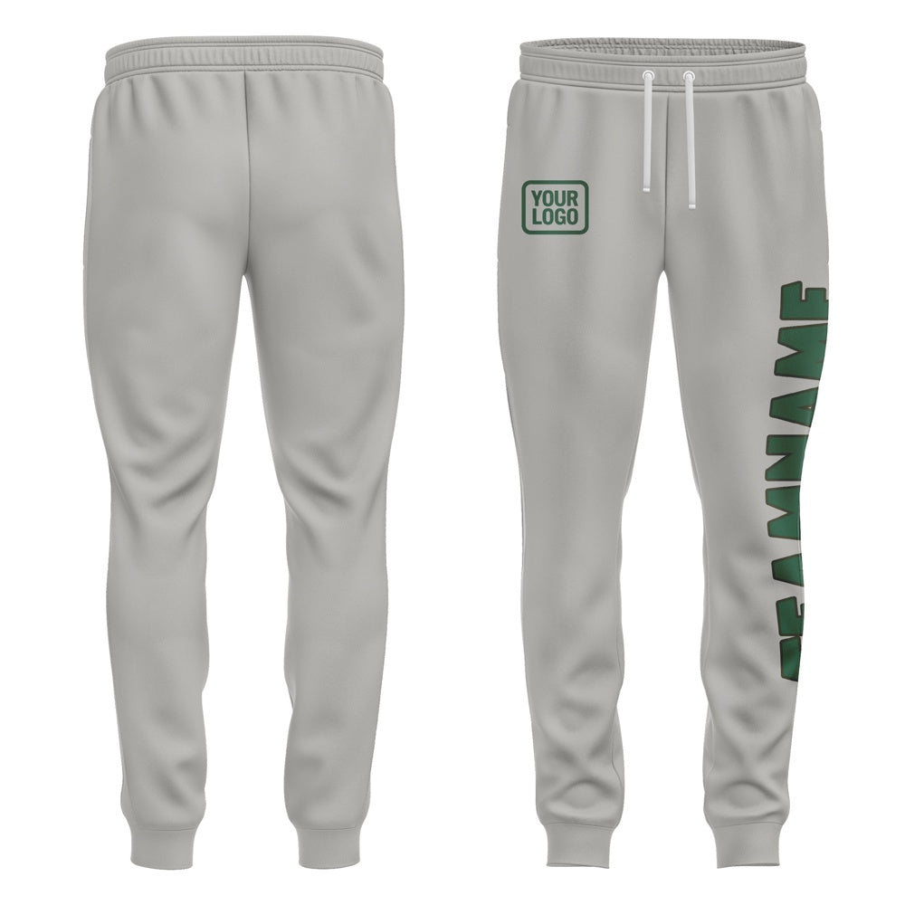 Custom Gray Green Pants