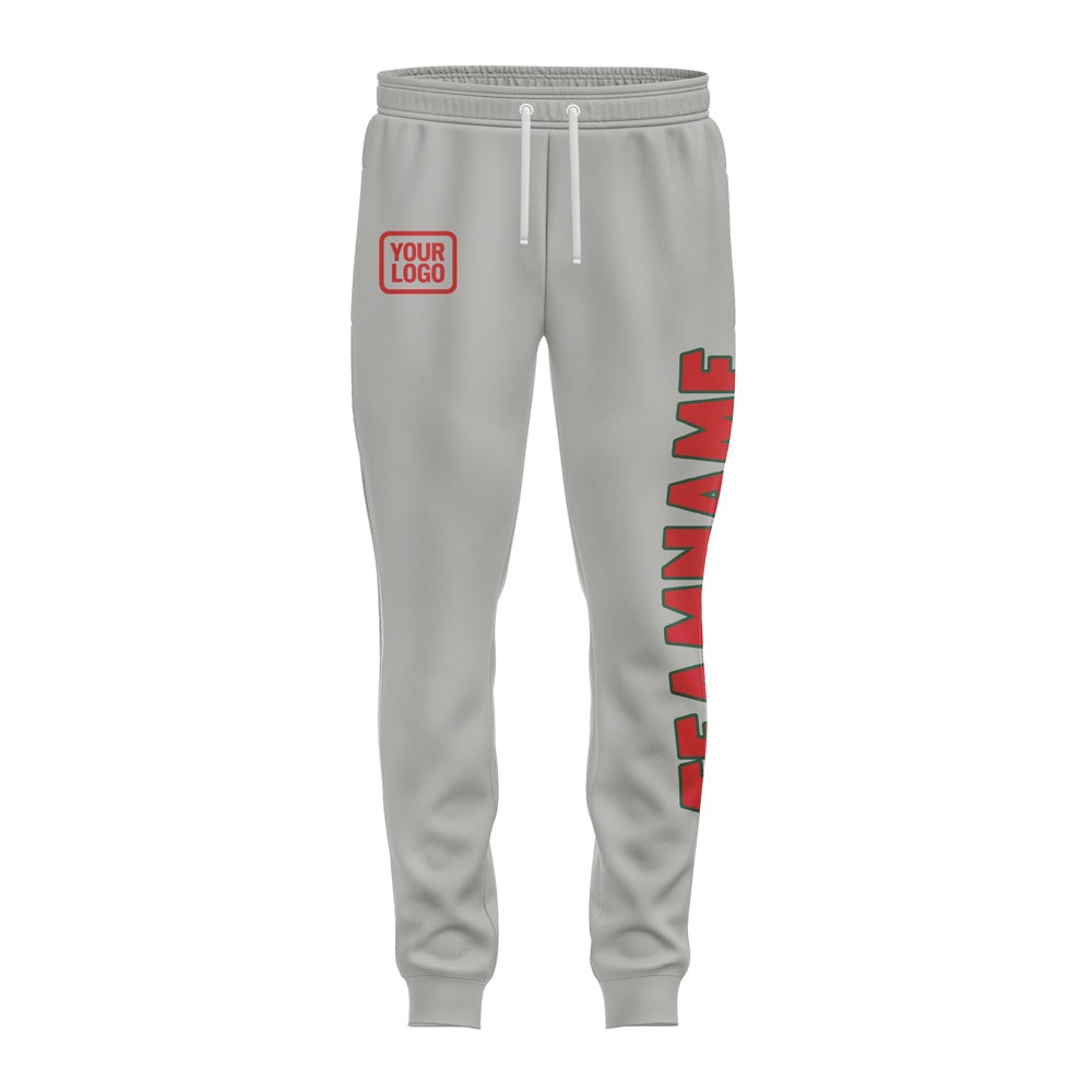 Custom Gray Red Pants