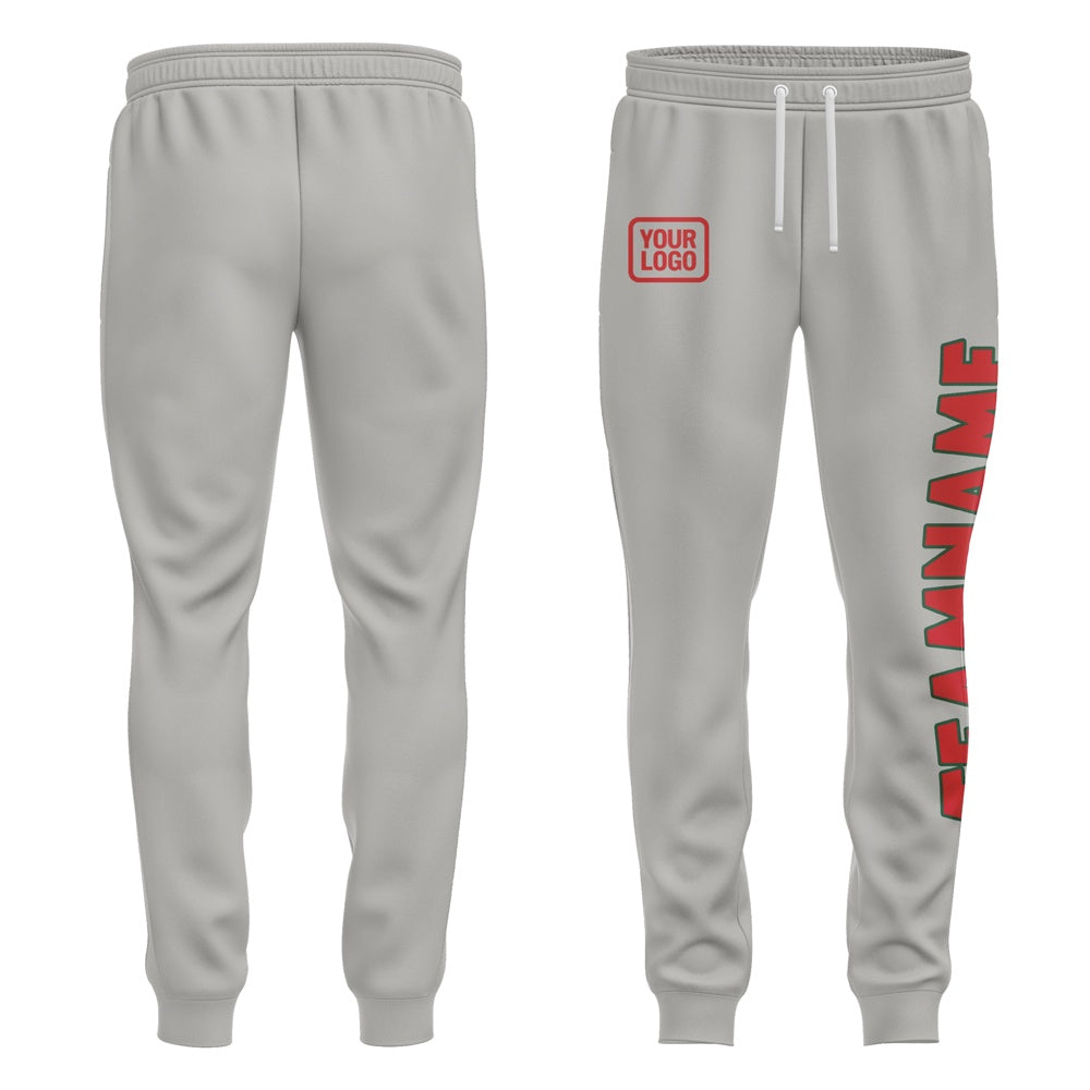 Custom Gray Red Pants