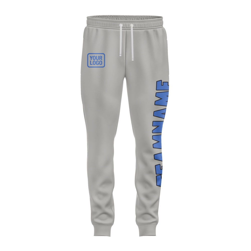 Custom Gray Sky Blue Pants