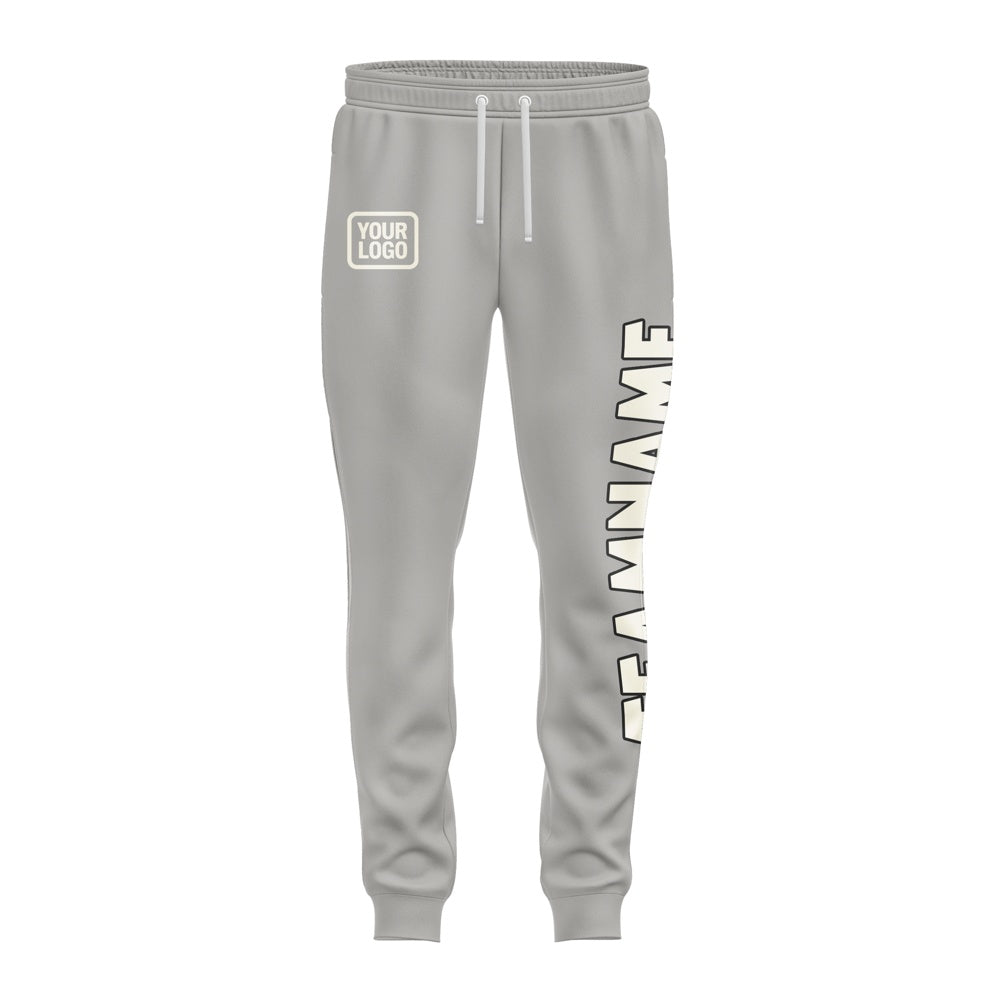 Custom Gray Cream Pants