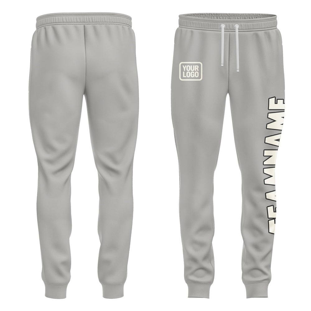 Custom Gray Cream Pants