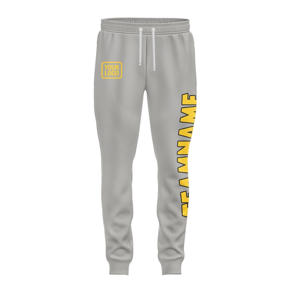 Custom Gray Gold Pants