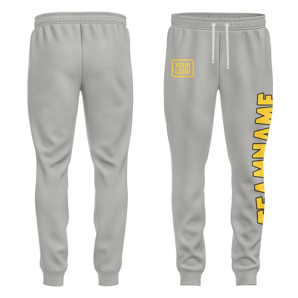 Custom Gray Gold Pants