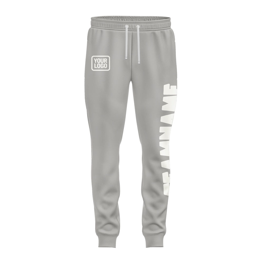 Custom Gray White Pants