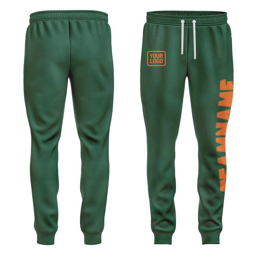 Custom Green Orange Pants