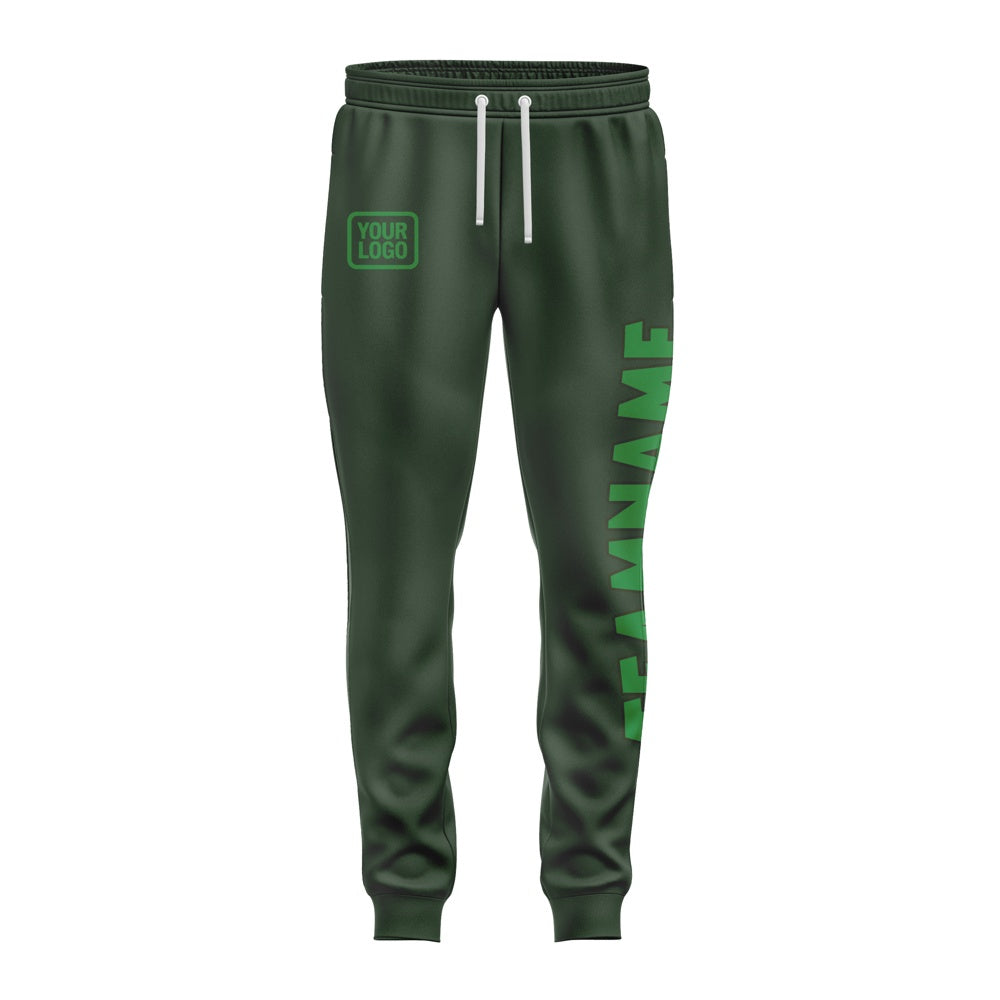 Custom Dark Green Emerald Green Pants