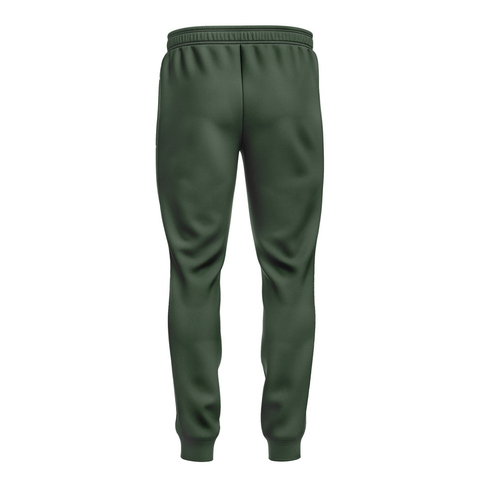 Custom Dark Green Orange Pants