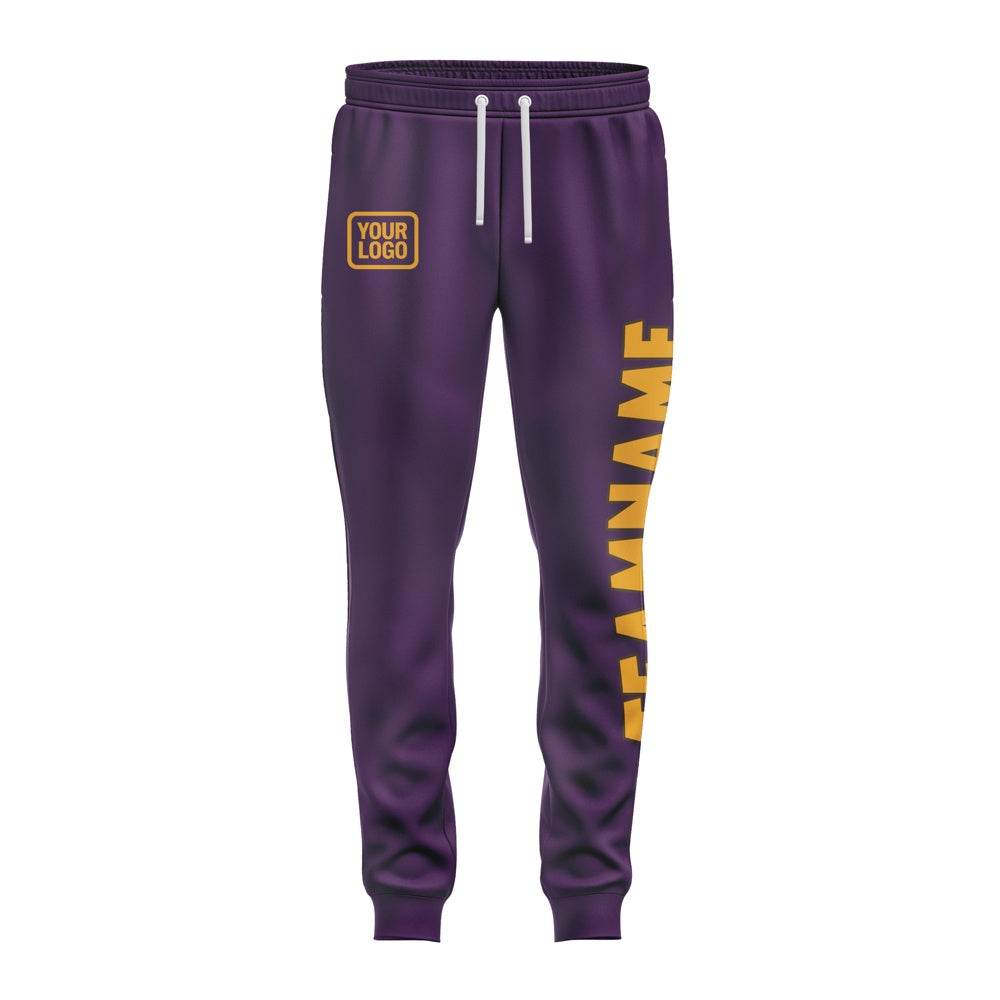 Custom Purple Yellow Pants