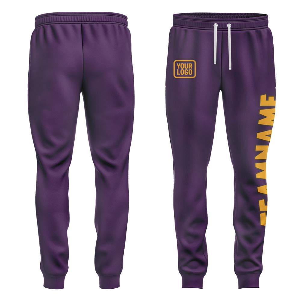 Custom Purple Yellow Pants