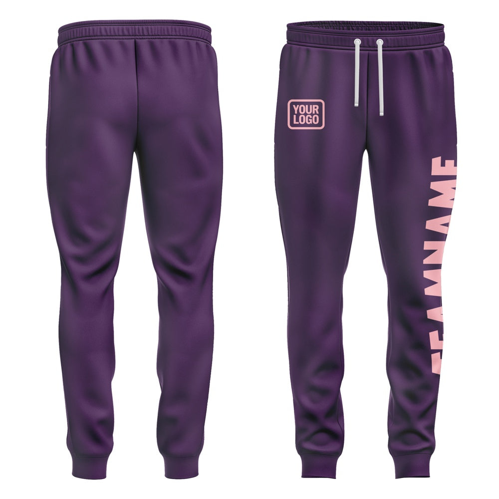 Custom Purple Light Pink Pants