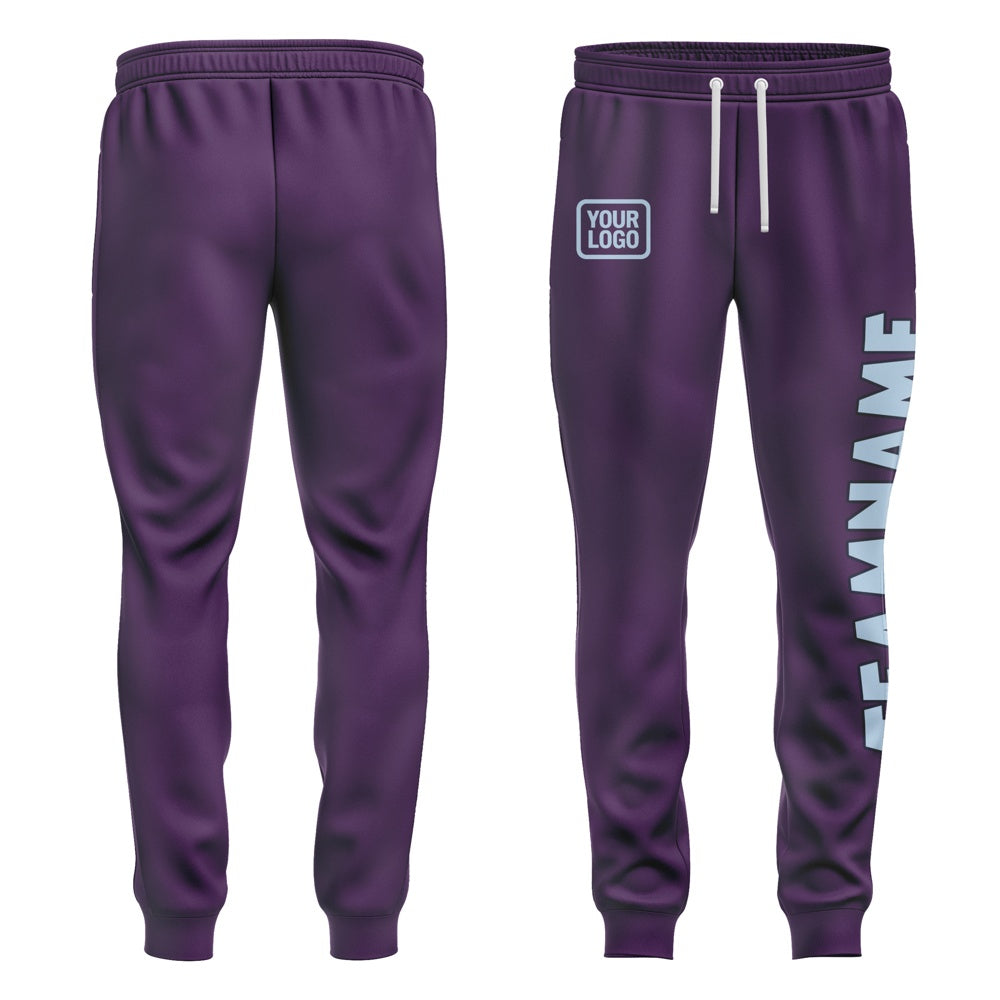 Custom Purple Light Blue Pants