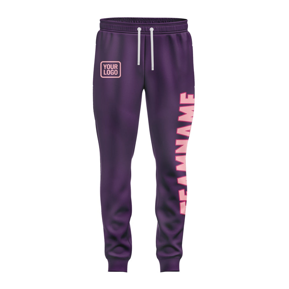 Custom Purple Light Pink Pants