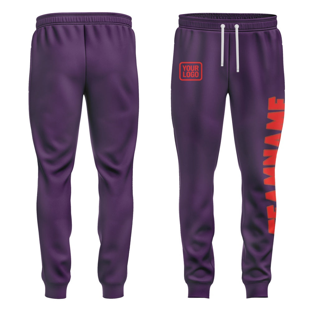 Custom Purple Orange Red Pants