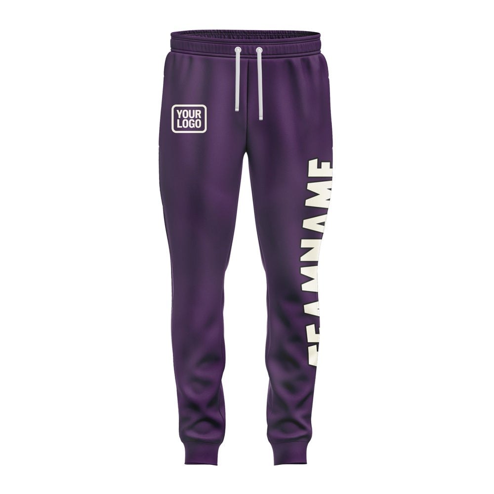 Custom Purple Cream Pants