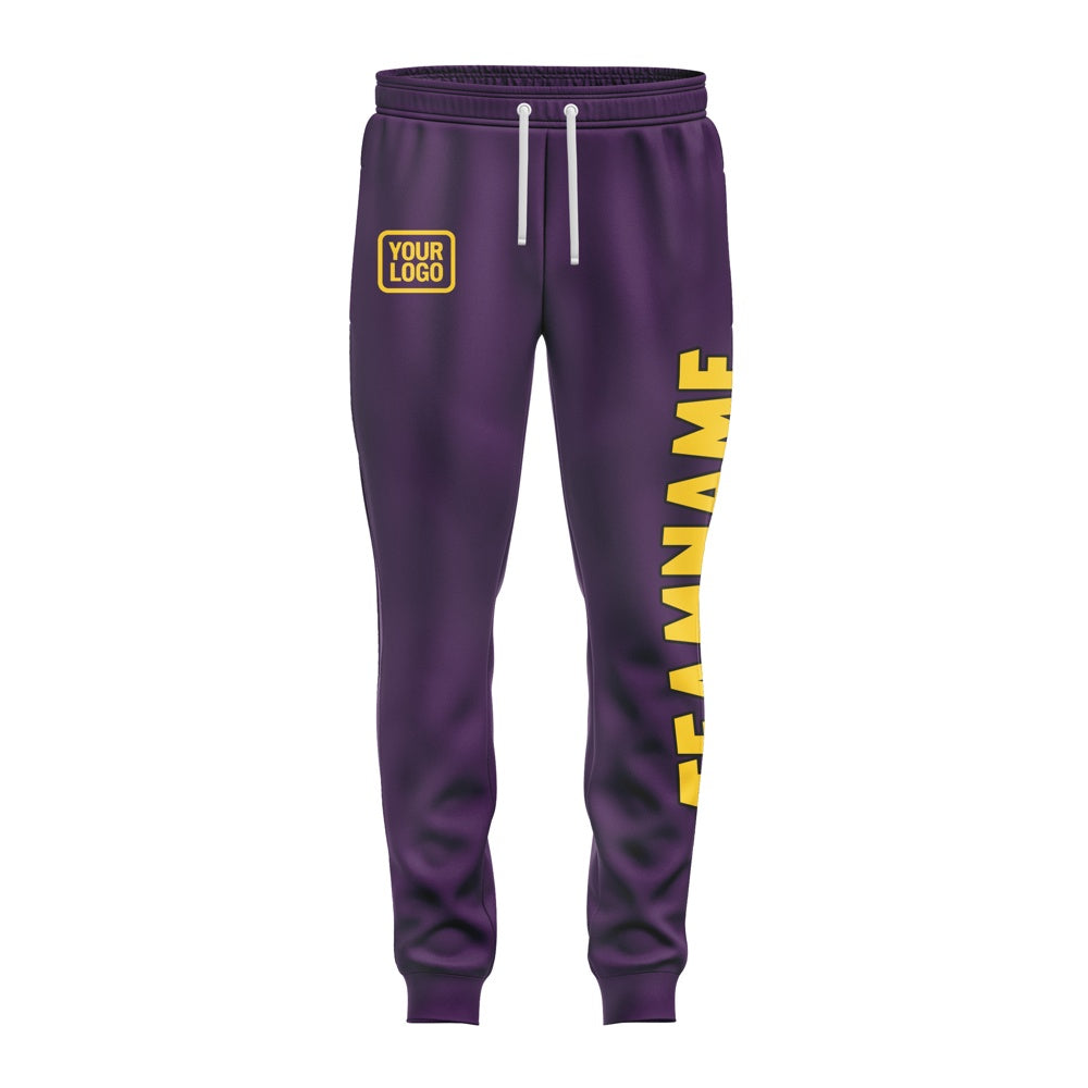 Custom Purple Gold Pants
