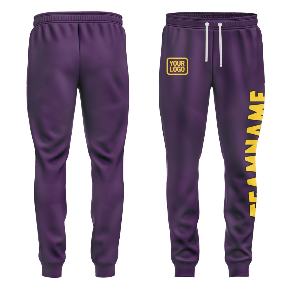 Custom Purple Gold Pants