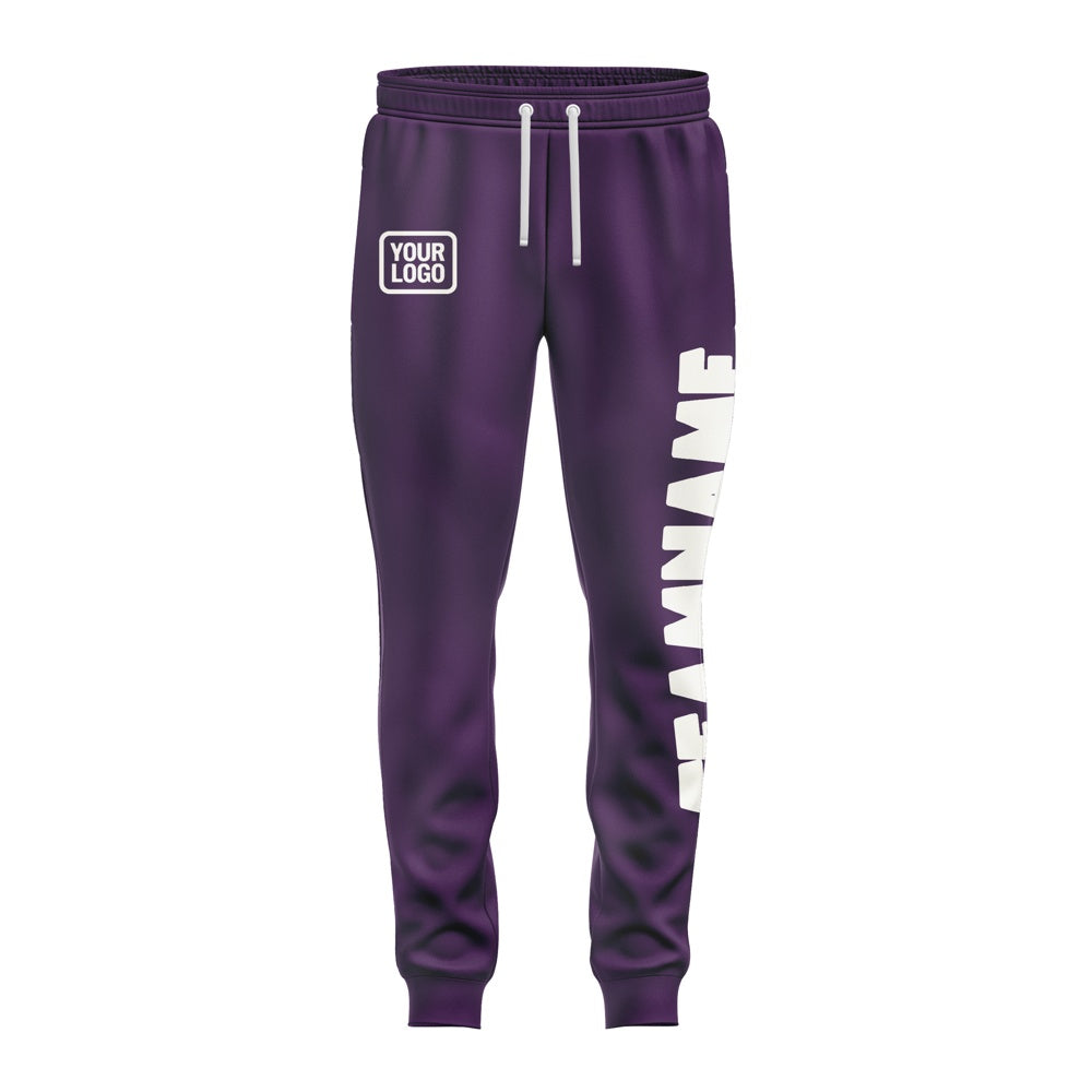 Custom Purple White Pants
