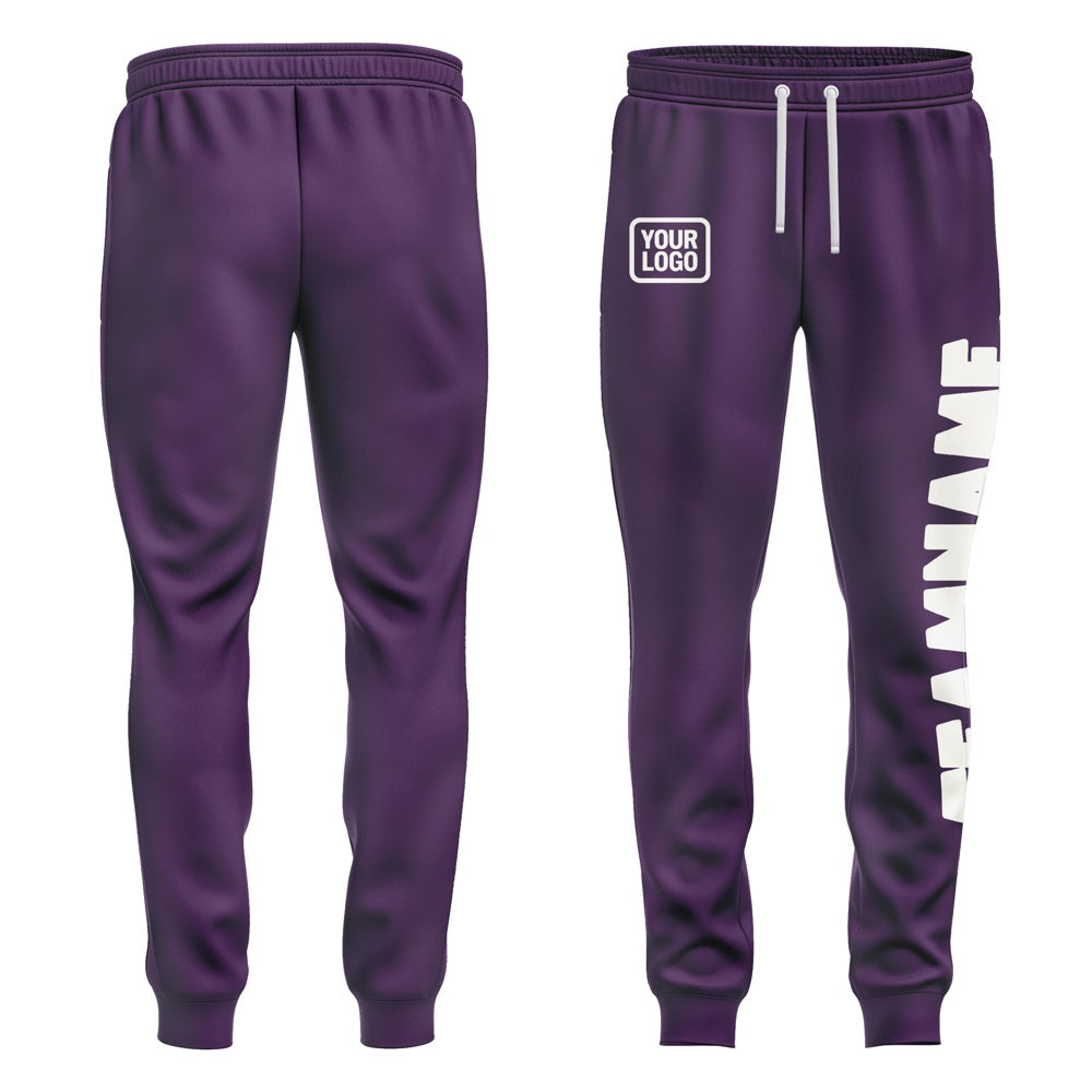 Custom Purple White Pants