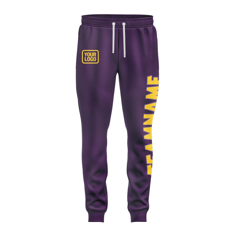 Custom Purple Gold Pants
