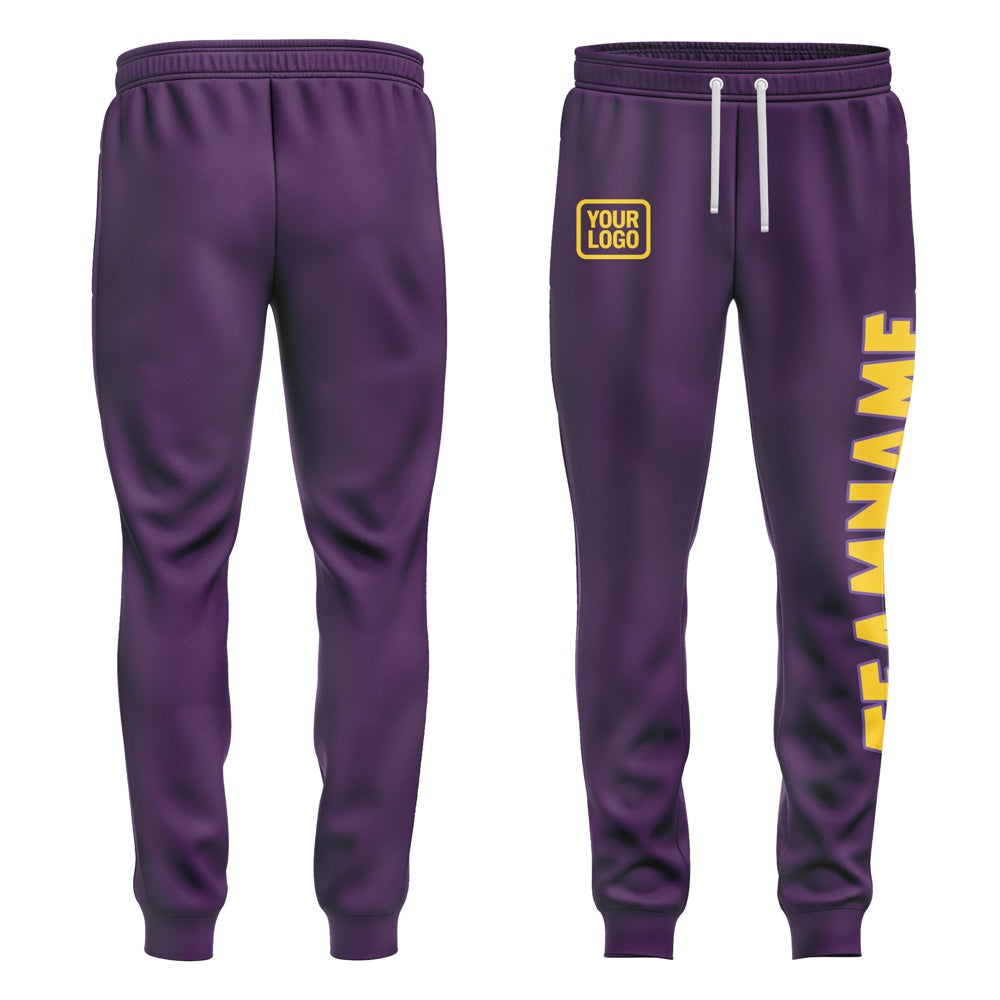 Custom Purple Gold Pants