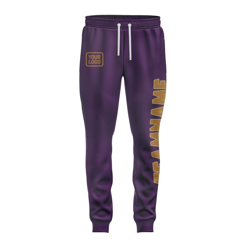 Custom Purple Khaki Pants