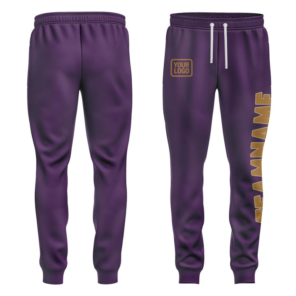 Custom Purple Khaki Pants