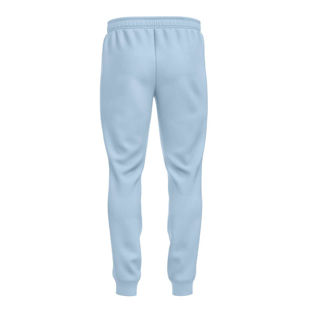 Custom Light Blue Emerald Green Pants