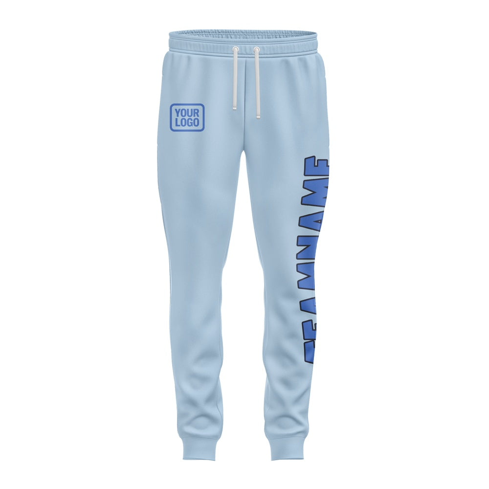 Custom Light Blue Sky Blue Pants
